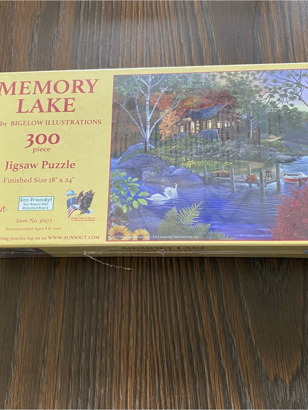 New Sunsout Memory Lake 300 Ct Puzzle